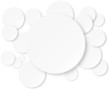 Sfere post-it design Background postit Bolle di Carta
