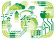 vector diagram environment