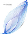 Vector: abstract blue creative line wave vector design abstract blue creative line wave vector design