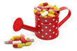 Photo: tabletten in giesskanne tabletten in giesskanne