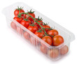 Red Cherry Tomatoes in plastic tray