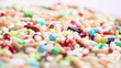 Different colorful drugs and pills in a loop