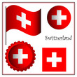 switzerland graphic set