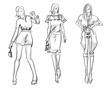 SKETCH. fashion girls