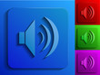 sound monochrome icons