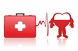 transfusion - first aid kit and heart