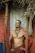 Foto: Adult man with theatrical ethnic makeup Adult man with theatrical ethnic makeup