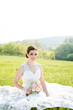 Photo: Bride with wedding bouquet Bride with wedding bouquet