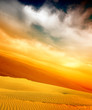sand desert sunset