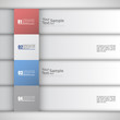 Modern Design template / can be used for infographics / numbered