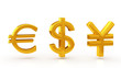 golden currency symbol
