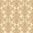 Damask seamless silk