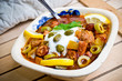 Traditional russian Soljanka soup