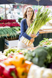 Young woman at the market