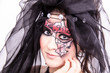 farbiges Extrem-Make-up