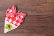 Foto: Herz mit Kleeblatt und Marienkäfer Herz mit Kleeblatt und Marienkäfer