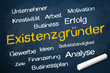 Foto: Kreidetafel mit Existnezgründer Kreidetafel mit Existnezgründer