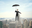 man flying