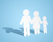 Illustration: paper family paper family