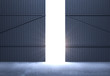 gate and sunlight