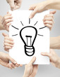 Photo: poster with drawing lamp poster with drawing lamp
