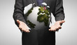 Photo: men holding earth men holding earth