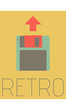 Vector Minimal Design - Retro Floppy
