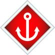 Знак с изображением якоря