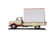funny vintage truck with big advertising area