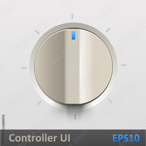 Vector: Control knob regulator vector illustration Control knob regulator vector illustration