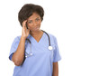 nurse having a headache