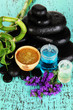 Spas composition with oils and spa stones