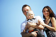 Photo: happy family in sky happy family in sky