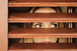 Scared young woman