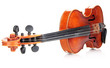 Classical violin isolated on white