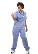 nurse giving thumbs up