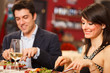Couple having dinner