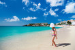 Little girl at beach
