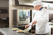 Chef cooking in the kitchen