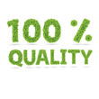Vector: 100% quality text of green vector leaves 100% quality text of green vector leaves