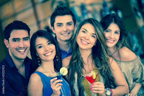 Photo: Group of friends going out Group of friends going out