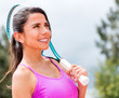 Woman Playing Tennis