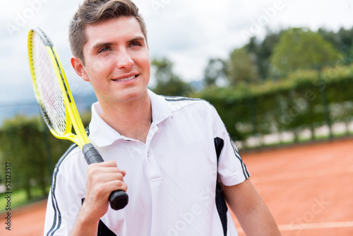 Photo: Male tennis player Male tennis player