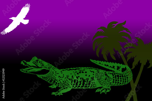 Illustration: Le crocodile Le crocodile