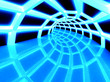 3D Tunnel, perspective view.