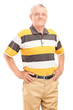 A happy middle aged gentleman looking at camera