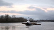 Towing Log Booms, Fraser River, BC