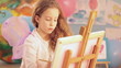 Little Girl Painting
