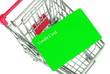 Photo: trolley with card trolley with card