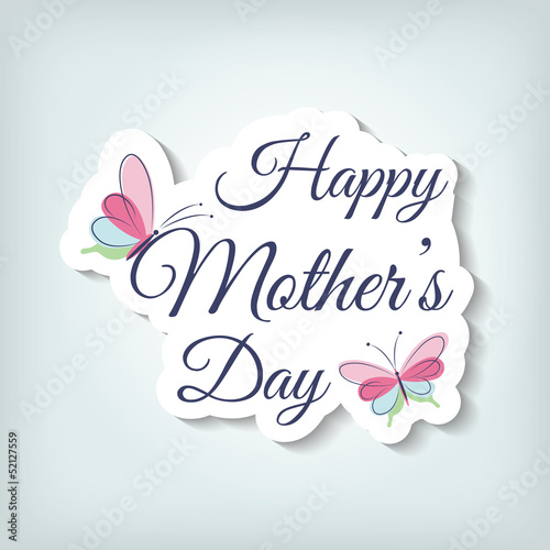 Vector: Mother's Day Card Mother's Day Card
